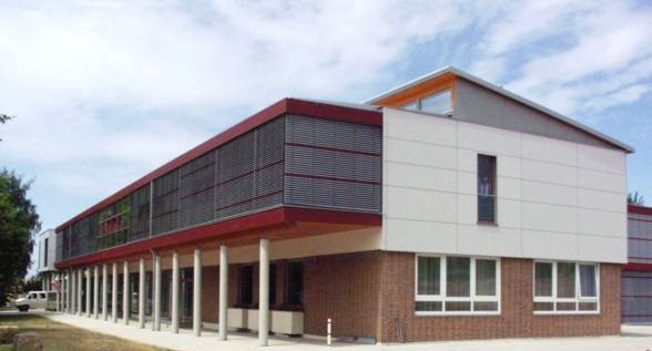 Schulturnhalle Kürnach – Außenansicht