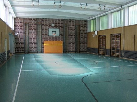 Schulturnhalle Kürnach – Innenansicht